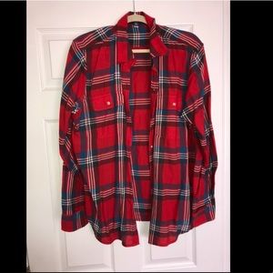 Red flannel top